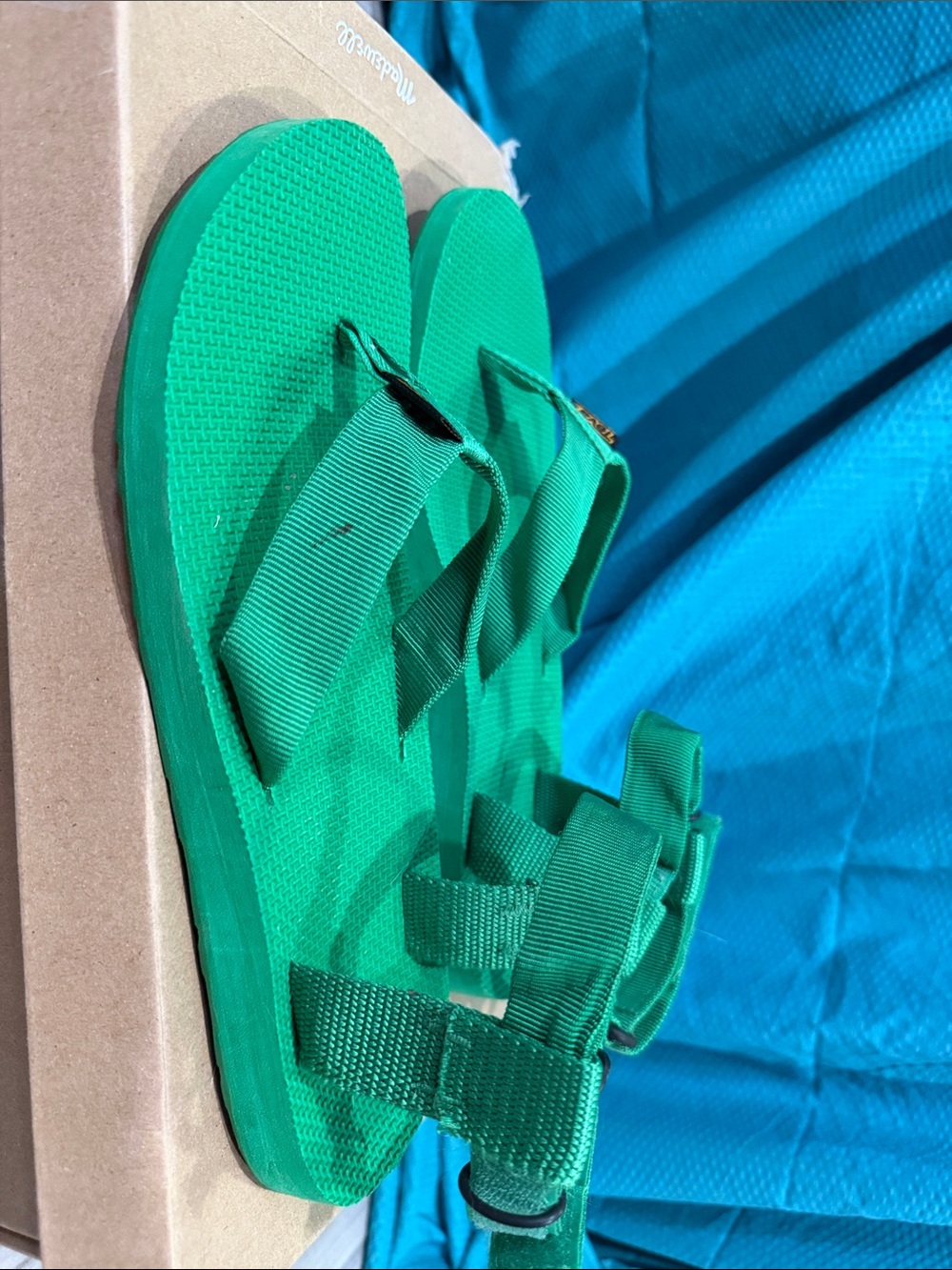 Teva Green Strappy Sport Sandals